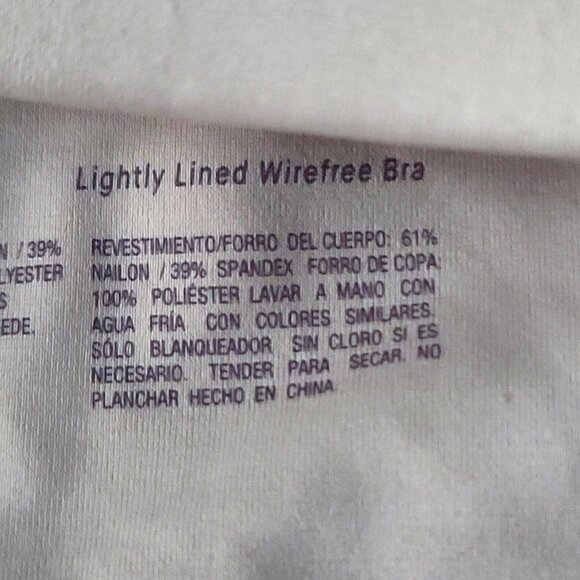 AUDEN Lightly Lined Wire-Free Bra Size 40G Nude/Beige Full Coverage NWOT - Picture 7 of 7